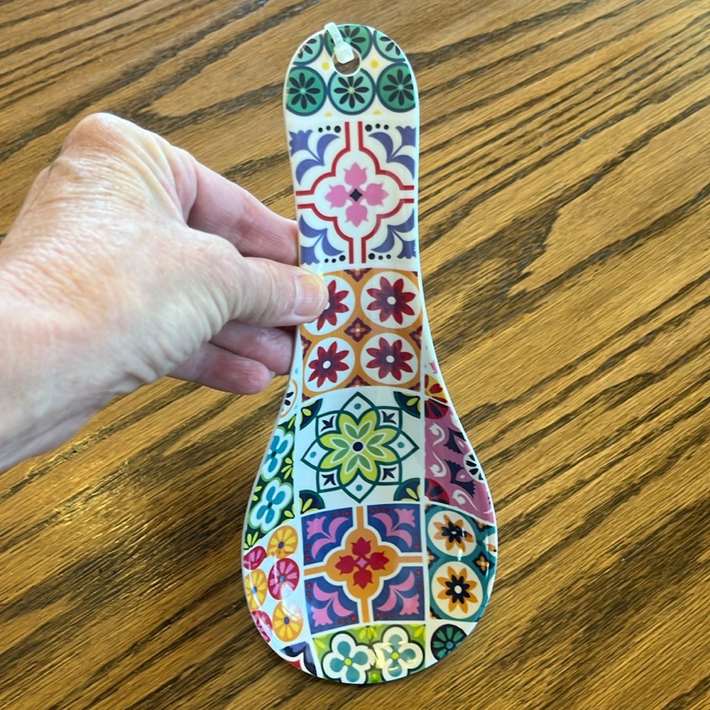 Colorful Whimsical Fun Spoon Rest